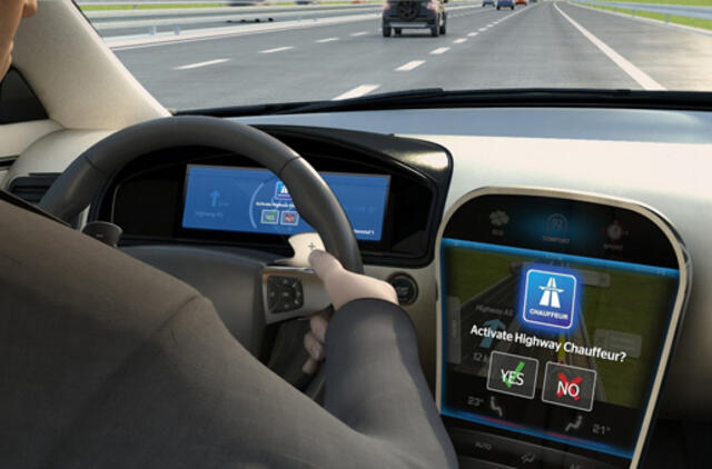 Frankfurto parodoje - gamybai parengti autonominio vairavimo sprendimai