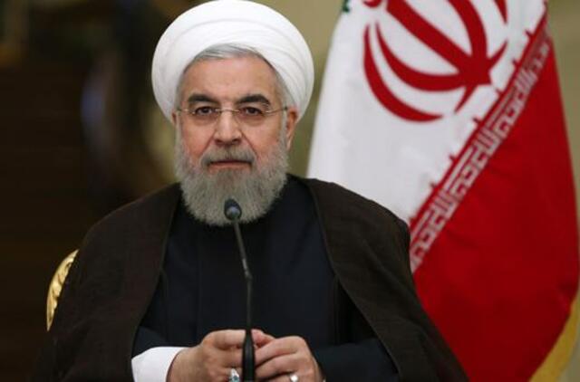 Irano prezidentas: Sirijoje pirmiausia reikia likviduoti teroristus