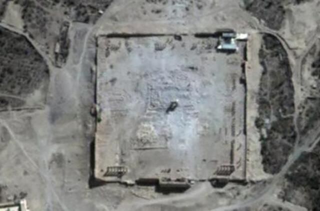 JT patvirtinto, kad Belo šventykla Palmyroje buvo sunaikinta