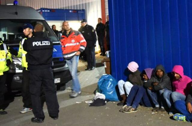 Per pabėgėlių susirėmimus Vokietijoje nukentėjo 14 žmonių