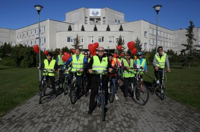Jūrininkų ligoninės dviračių žygis už sveiką širdį