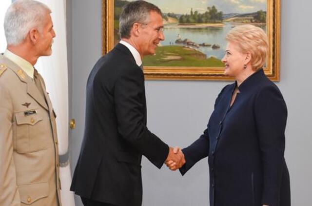 Prezidentė: NATO adekvačiai vertina mūsų regionui kylančias grėsmes