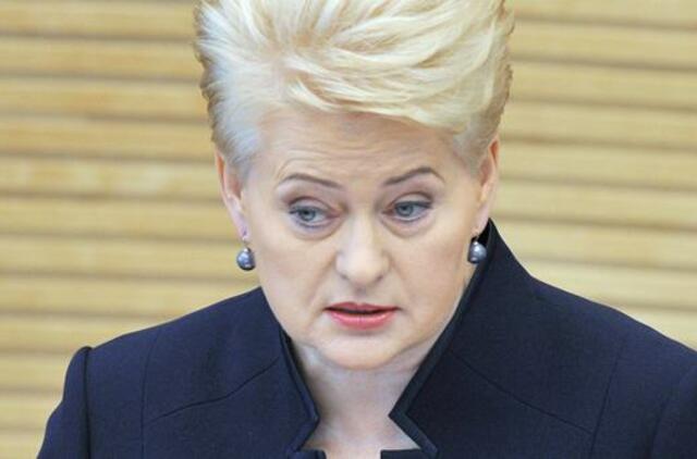 Prezidentė: tikiuosi, Seimas suklydo su Visuomenės informavimo įstatymo pataisomis