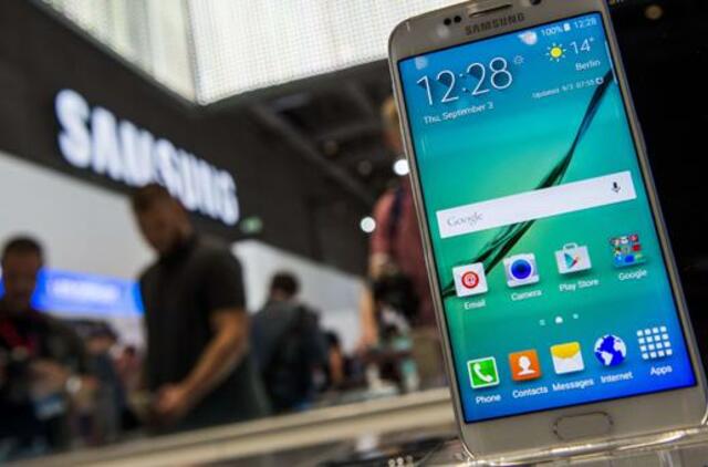 "Samsung Galaxy S6 Edge" pripažintas geriausiu metų išmaniuoju telefonu