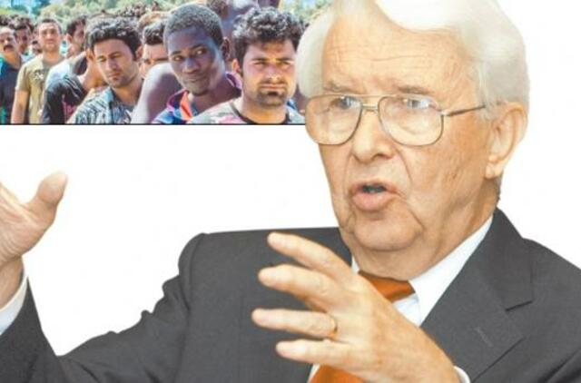 Tik mes juos griebiam išskėstomis rankomis