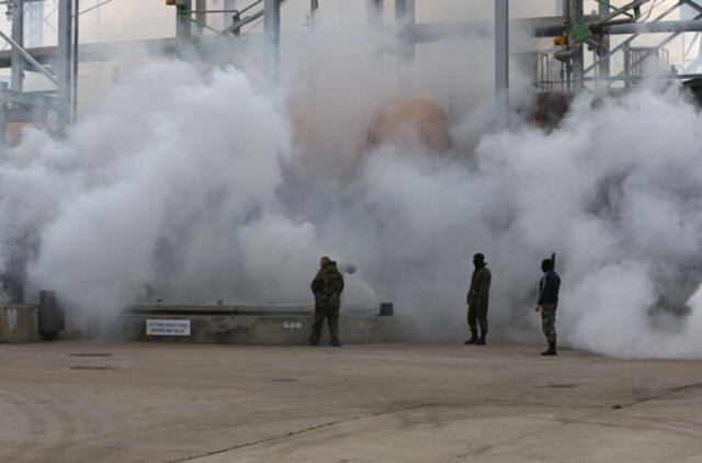 Uoste aidėjo šūviai