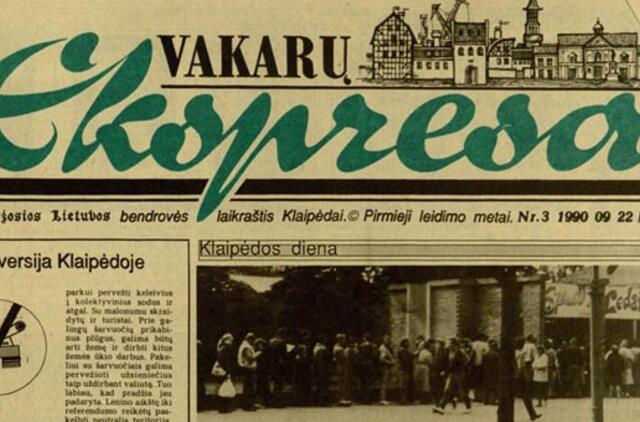 "Vakarų ekspresas". 1990 09 22.