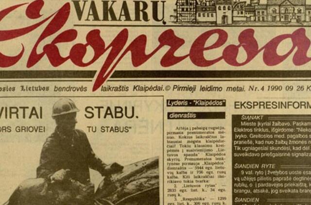 "Vakarų ekspresas". 1990 09 26