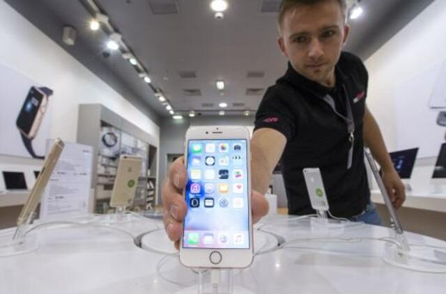 "Apple" pelnas kyla dėl aktyvių "iPhone" pardavimų
