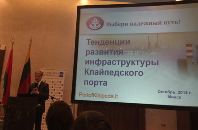 Klaipėdos uostui - išskirtinis dėmesys Baltarusijoje