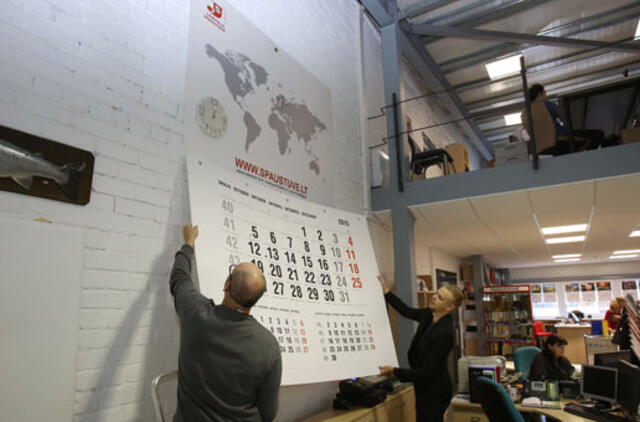 Rekordinis kalendorius - įregistruotas