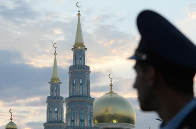 Rusijos policija Maskvoje sulaikė kelis terorizmu įtariamus asmenis