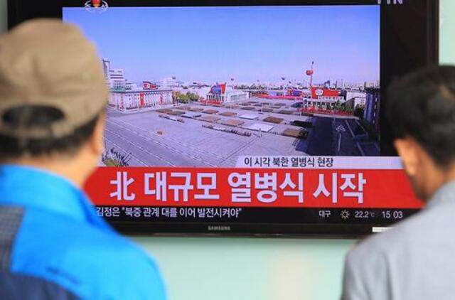 Šiaurės Korėjos lyderis: šalis pasiruošusi bet kokiam karui su JAV