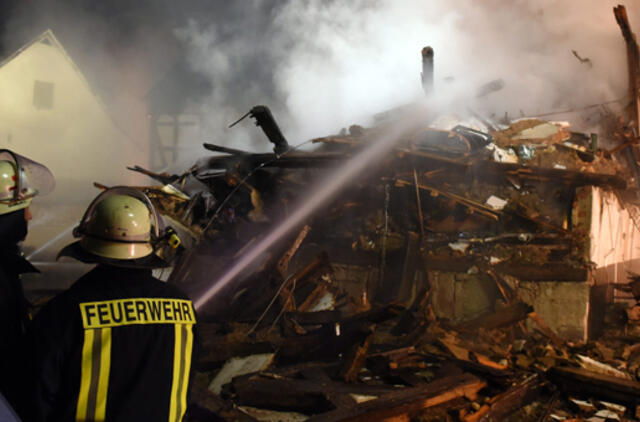 Vokietija: per gaisrą gyvenamajame name nukentėjo apie 40 žmonių