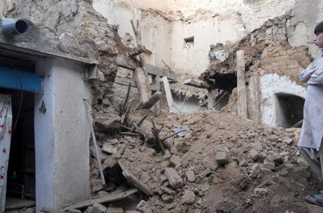 Žemės drebėjimo aukų skaičius Afganistane ir Pakistane išaugo iki 275