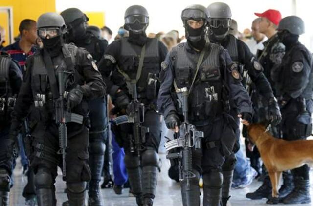 Brazilijos policija palaikė futbolo aistruolį teroristu dėl guašo pakuotės