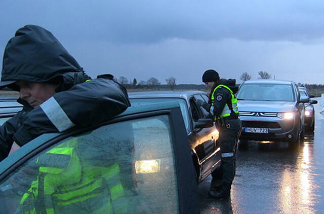 Reido metu įkliuvo neblaivi jauna vairuotoja