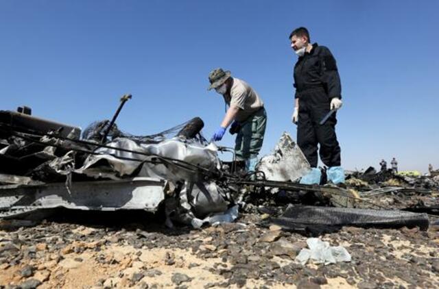 Rusija pripažįsta, kad Sinajaus pusiasalyje sudužusiame lėktuve galėjo būti įvykdytas teroro išpuolis