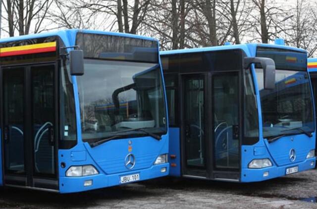 Naujus metus pasitiks atnaujinę miesto autobusus