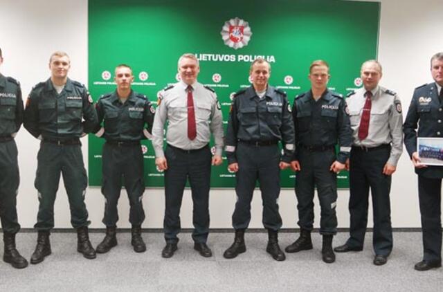 Pagerbti misijoje dalyvavę Klaipėdos pareigūnai