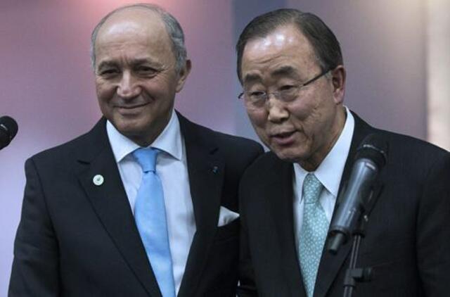 Prancūzijoje baigta rengti sutartis dėl klimato kaitos