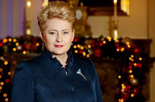 Prezidentė šv. Kalėdų proga linki vilties, kad mūsų gyvenime bus daugiau gerumo ir teisingumo, saugumo ir taikos