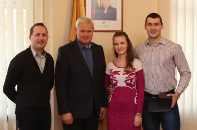 Sportiškajam ugniagesiui - mero padėka