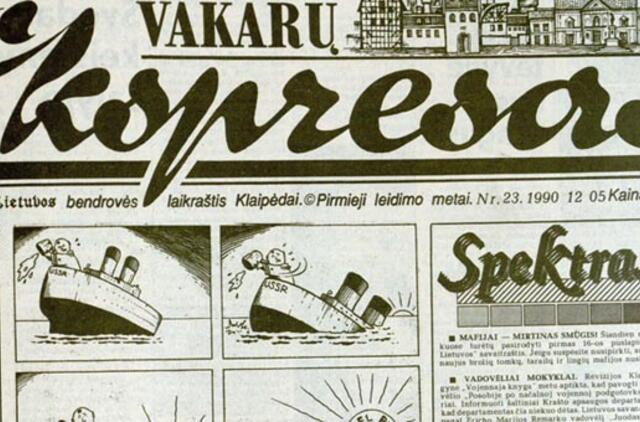 "Vakarų ekspresas". 1990 12 05