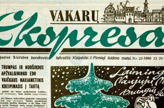 "Vakarų ekspresas". 1990 12 29