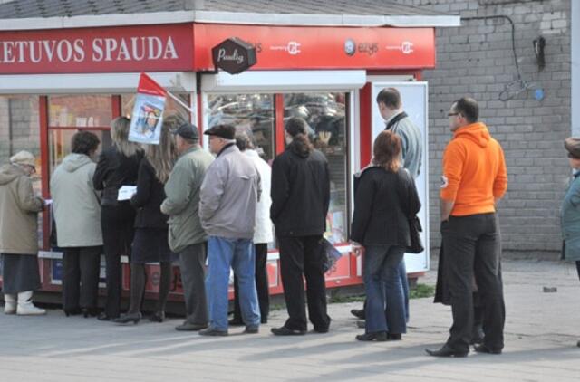 Vingio gatvėje apvogtas spaudos kioskas