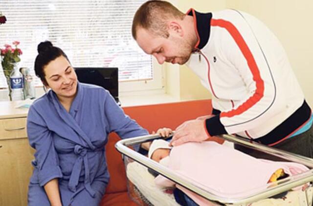 Kretingoje pirmosios į gyvenimą pasibeldė mergaitės