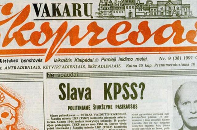 "Vakarų ekspresas". 1991 01 24