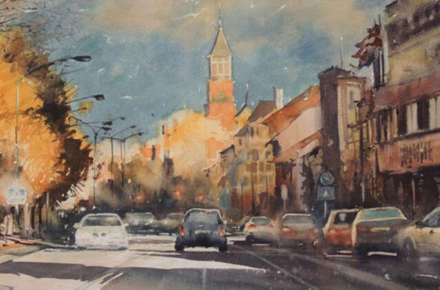 Akvarelininko ukrainiečio darbuose - Klaipėdos vaizdai