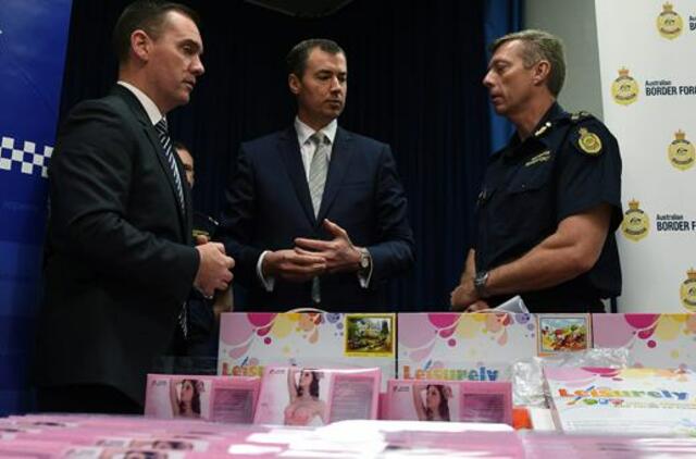 Australijos tarnybos konfiskavo narkotikų už beveik 800 mln. eurų