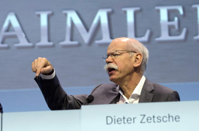 "Daimler": nusilpus paklausai Kinijoje, pardavimų augimas sulėtės