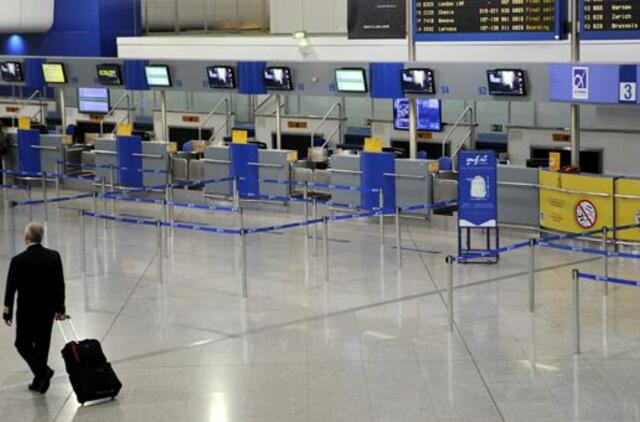 Graikijoje rengiamas visuotinis streikas