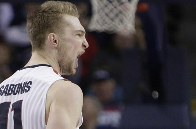 Domantas Sabonis NCAA rungtynėse atliko dvigubą dublį