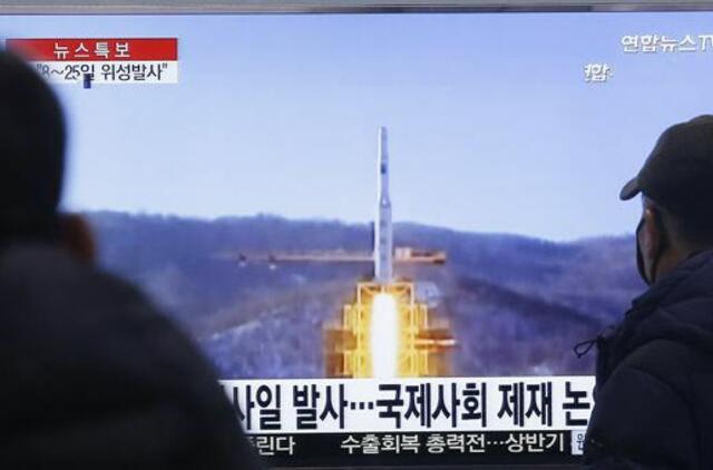 Seulas ir Tokijas perspėja Šiaurės Korėją dėl raketos paleidimo