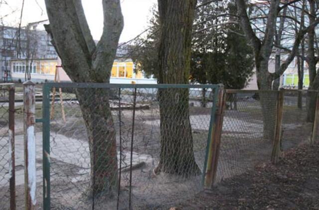 Vaikų darželis nuo girtuoklių nori gintis tvora