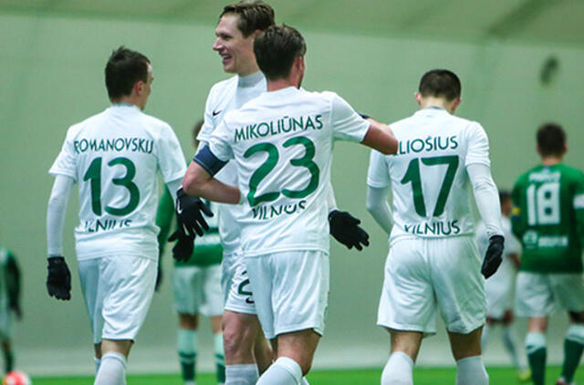 "Žalgirio" futbolininkai penktą kartą iškovojo LFF Supertaurę