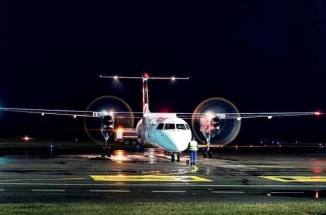 Išskrido pirmasis lėktuvas iš Palangos į Varšuvą