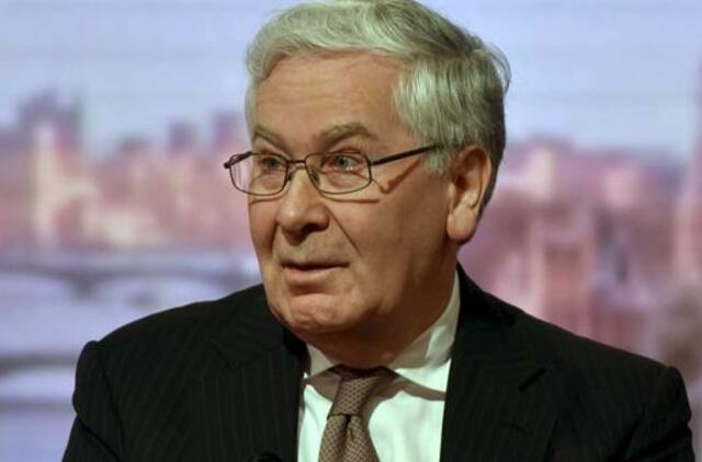 Mervynas Kingas apie JK narystę ES: euro zonos bėdos " bet kokiu atveju atsilieps JK "