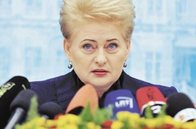 Prezidentė Dalia Grybauskaitė: likus 7 mėnesiams iki rinkimų keisti Vyriausybę būtų neatsakinga