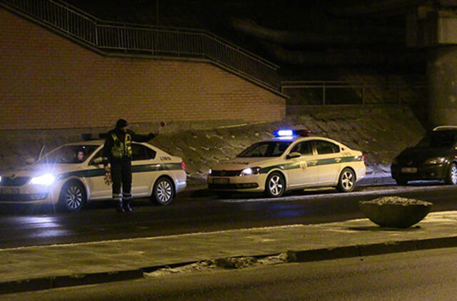 Reidas be neblaivių vairuotojų neapsiėjo