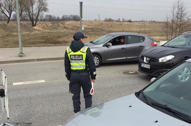 Reido "laimikis" - sunkiai girtas "Audi A6" vairuotojas