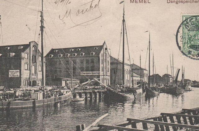 Škotas, suteikęs Klaipėdai bures