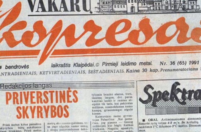 "Vakarų ekspresas". 1991 03 28