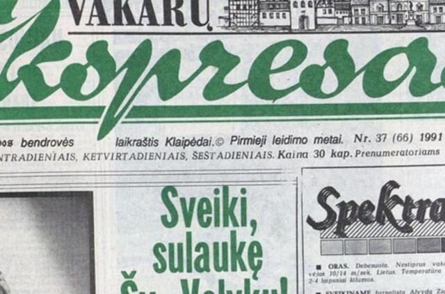 "Vakarų ekspresas". 1991 03 30