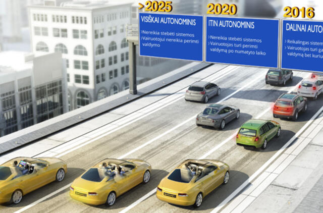 „Continental“ teigia, kad autonominio vairavimo iššūkiai įveikiami