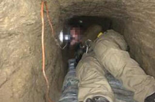 JAV agentai rado narkotikams gabenti skirtą tunelį, vedantį iš Kalifornijos į Meksiką